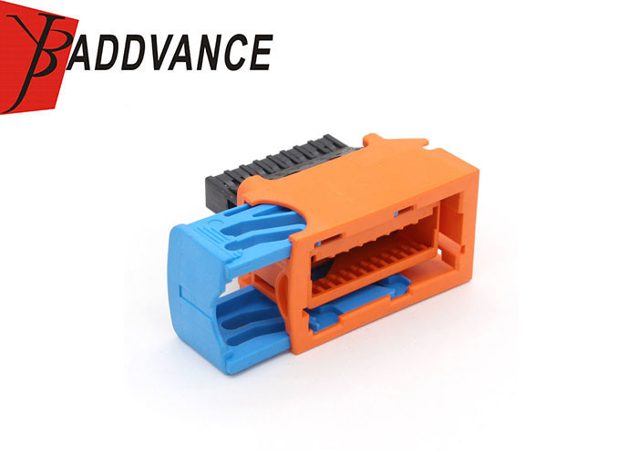 211PC209S4055 OEM ODM 20 Pin Female FCI Automotive Connectors Orange Color