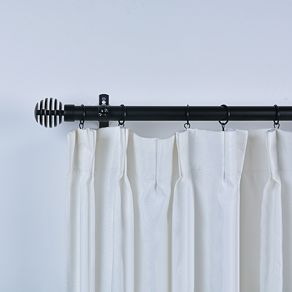 Three-dimensional shape 28MM Diameter Curtain Rods With Metal Material For Living Room