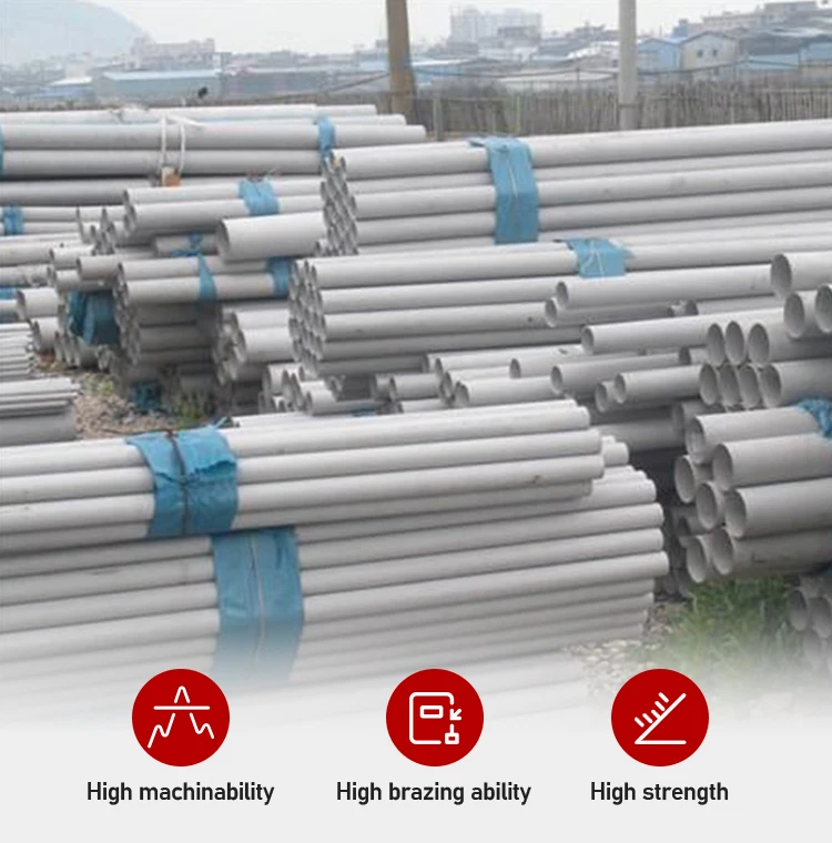Hot or Cold Roll Technique SS Steel Pipes with 4-610mm Diameter ASTM A312 Standard