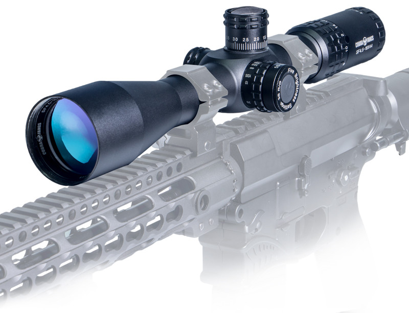 Zero Locking Target Turrets Tactical Hunting Scope MOA Audible / Resettable Windage
