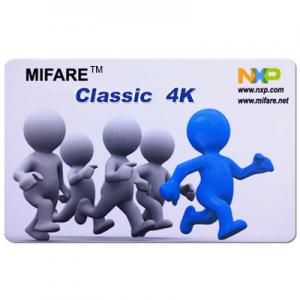 Buy cheap MIFARE ®Classic 4K Smart Card With RFID Contactless Chip Card For Access Control Or Membership product