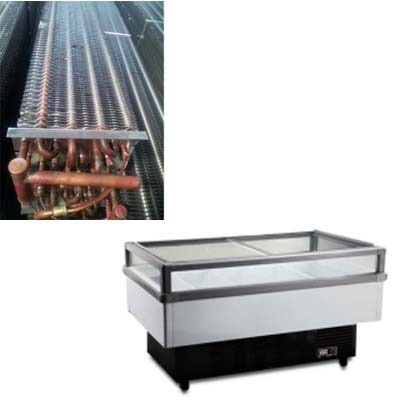 Tube Fin Heat Exchanger For Heat Pump Seamless Plain Copper Tube