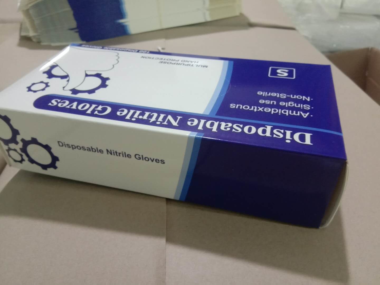 Surgical Blue Nitrile XL 100Pcs Disposable Protective Gloves