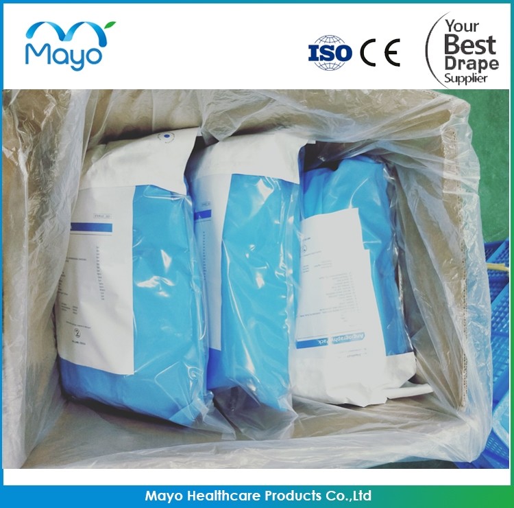 SMS Blue Angiography Drape Pack Angio Adhesive Drapes Surgical
