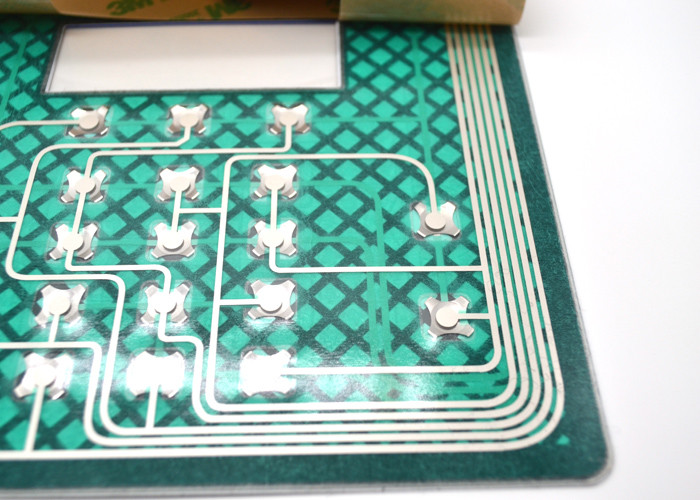 Embossed Tactile Colorized Sealed Membrane Switches With Shielding Circiuit