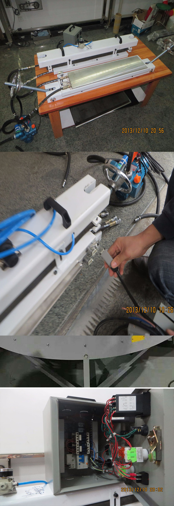 Stainless Steel Belt Jointing Machine , Conveyor Belt Splicing Machine