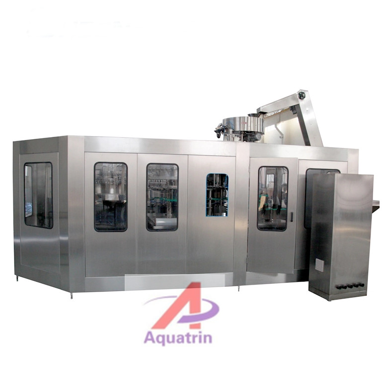 Drinking Pure Mineral Water Blowing Machine Washing Rinsing Filling Bottling