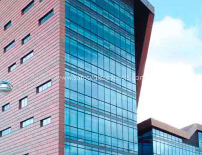 Double Glazed Clear Laminated Safety Glass Window 15mm 19mm For Bathroom