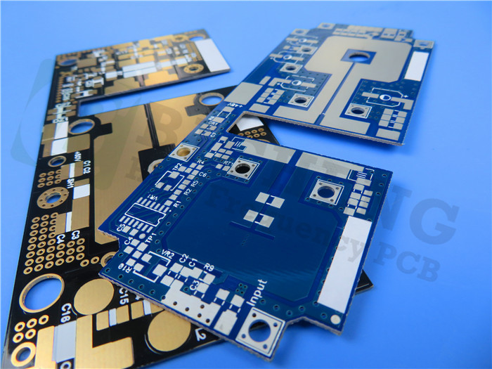 20mil TC350 PCB 2-layer 1oz Copper Via Filled by Resin and Capped
