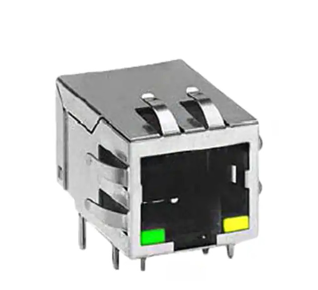 J1B1211CCD RJ45 Ethernet Connector MODULE WITH 10/100 BASE-TX
