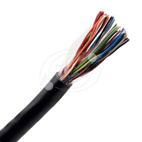 Underground Digital Telephone Cable / Black Multi Line Phone Cord OEM Supply