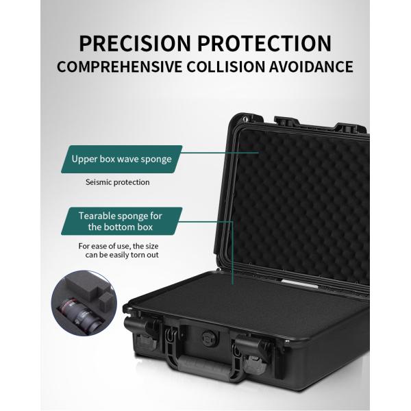 Secure Locking Portable Tool Box Easy Portability Protective Storage Case Explosion Proof