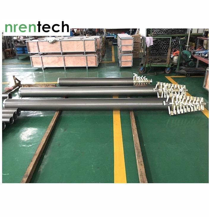 25m lockable pneumatic telescopic mast 15kg payloads/ wireless antenna telescopic mast- NR-3700-25000-15L