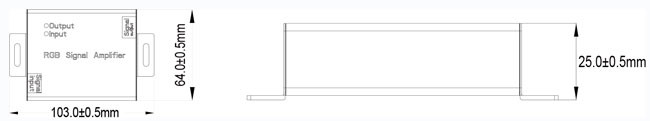 50Hz - 60Hz RGB LED Light Controller -10° ~ 50° Wide Working Temperature