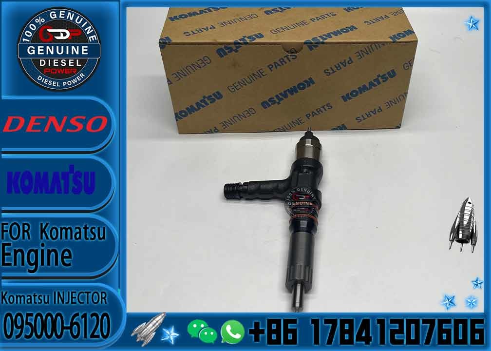 Common rail 095000-6120 Common rail injector 095000 6120 is applicable to Komatsu engine 6261-11-3200 injector