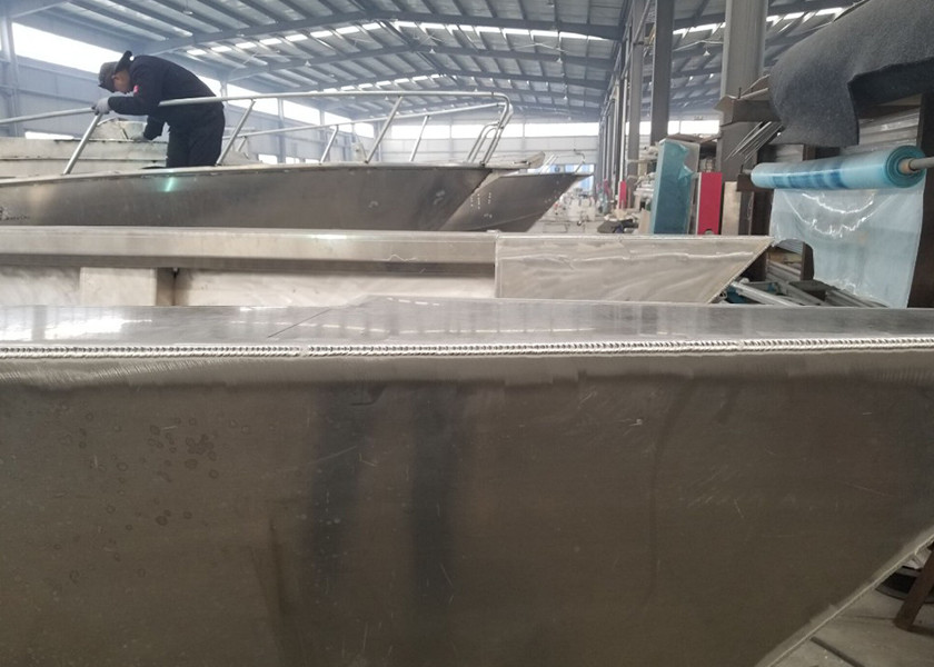 Aluminum Alloy Center Console Fishing Boats All Welded Aluminum Boats CE