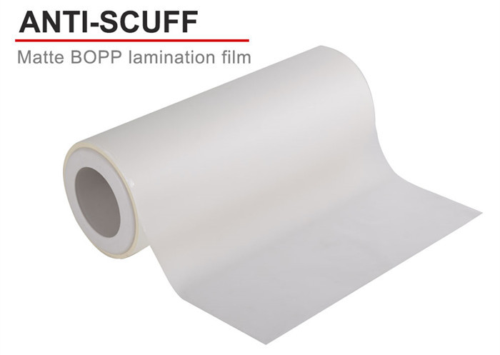 30 Mic Matt BOPP Anti-Scuff Hot Lamination Film For Packaging Avoid Scratches