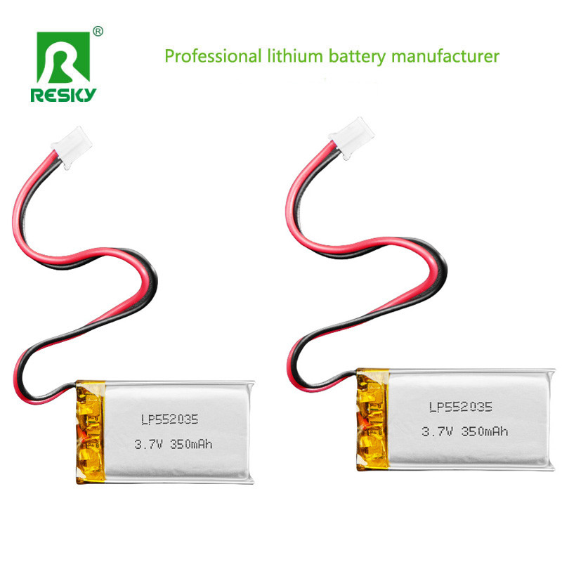 Lithium Ion Battery Cell 502035 3.7v 350mAh Solar Rechargeable Lipo Battery Pack
