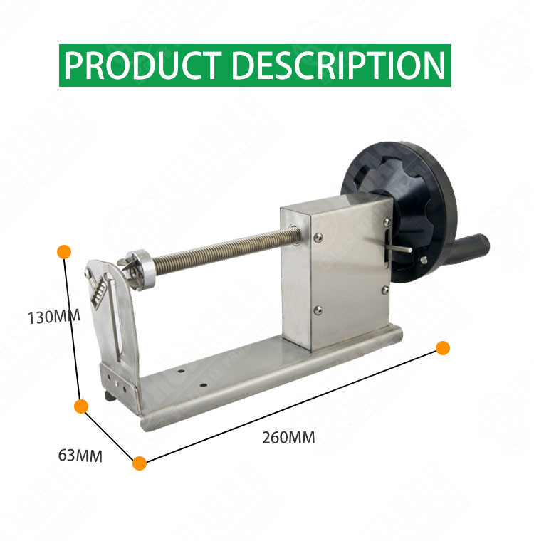 Multi-Function Spiral Fried Potato Machine For Commercial Use