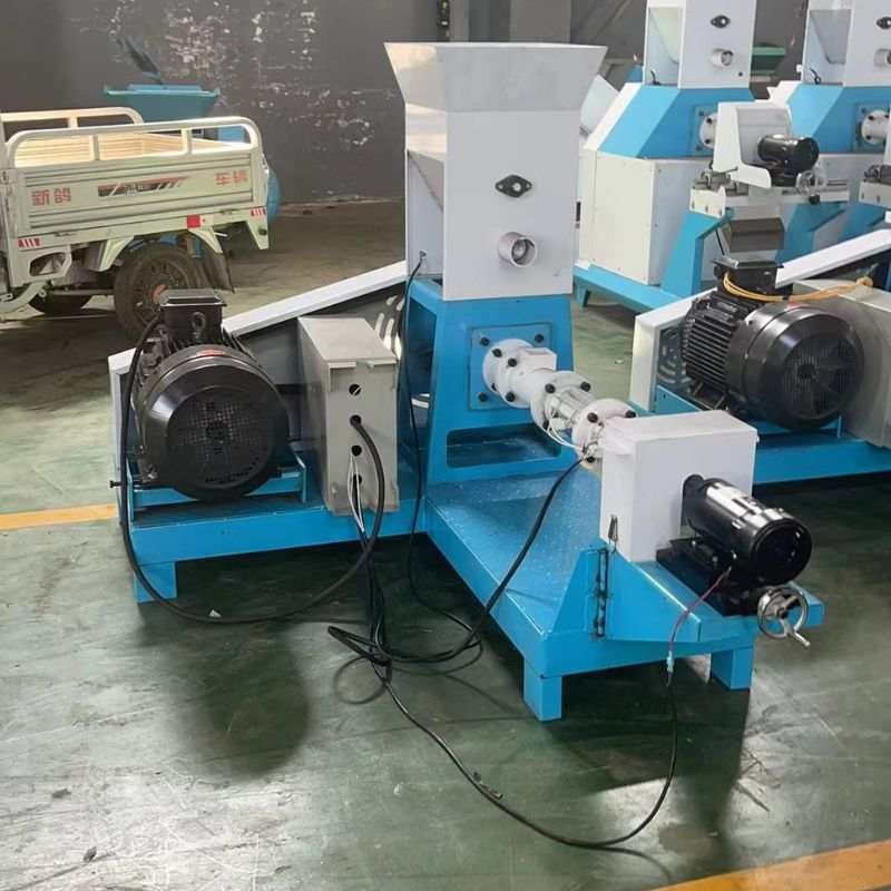 12mm Fish Food Manufacturing Machine Floating Fish Feed Mill Pellet Extruder Making Machine