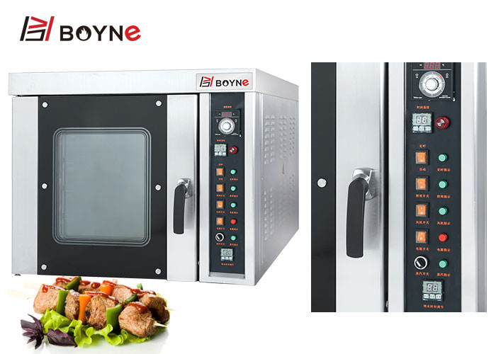 Commercial Stainless Steel Five Layer Hot Air Convection Oven For Bakery Shop