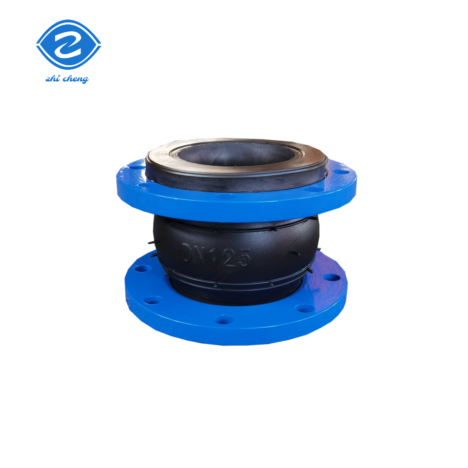 4 Inch Rubber Expansion Joint Neoprene Flexible Joints Built-In Nylon Cord Stainless Steel Reinforcement