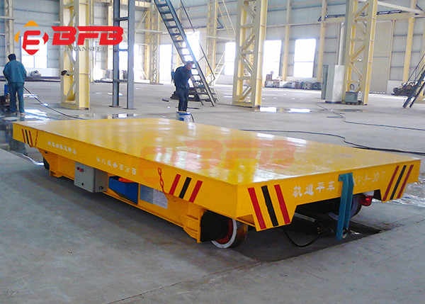 25 Tons Retractable Cable Rail Car Mover For Steel Mill Transfer