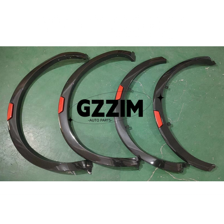 Car Accessories Carbon Fiber Slim Fender Flare For NP300 Navara Frontier 2021