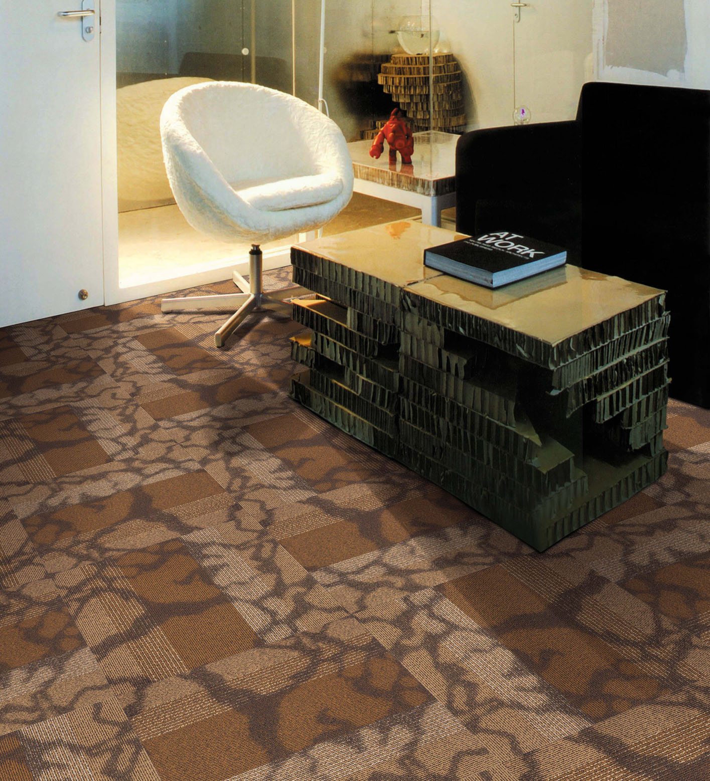 50*50cm 100 Nylon Carpet Woven Technics Environmental Protection