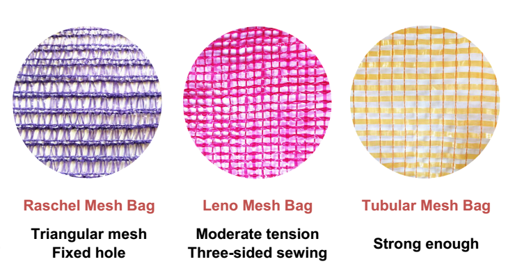 Leno Mesh Sacks For Vegetables and Fruits Raschel Mesh Bags Small Sack FREE CUSTOMIZED