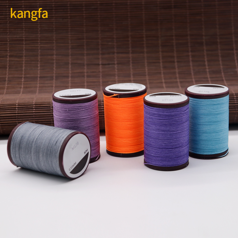 85 Color Pattern Dyed High Strength Bracelet Bangle Wax Thread for Hand-sewn Leather Bags