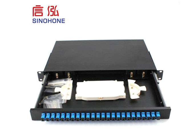 Mini FTTH Fiber Optic Cable Junction Box , Fiber Optic Distribution Box