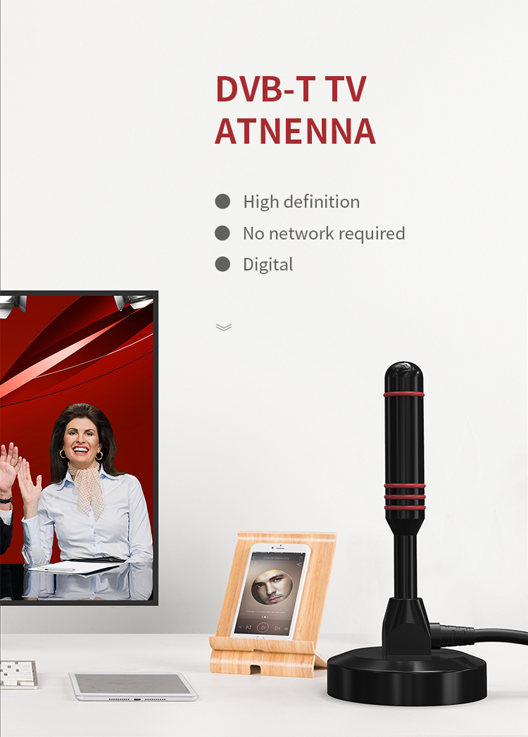 F/IEC Connector Aerial Rotating Outdoor HDTV Digital TV Antena 360 Degree TV Antenna with Amplifier