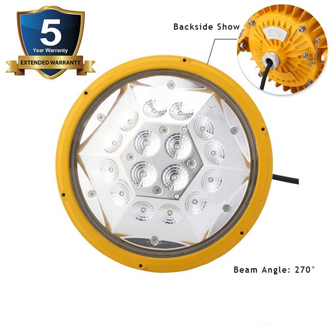 IP65 Waterproof Industrial Explosion Proof LED Lights 5500K Explosion Proof Lamp