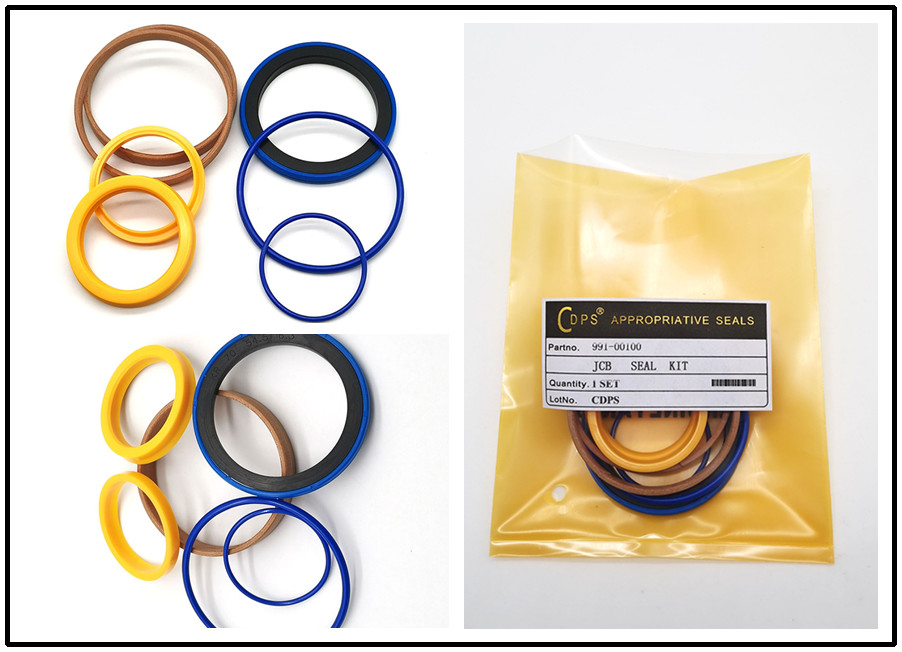 3DX JCB Seal Kit O Ring Kit 991-00100 Blue PU KR Oil Resistant