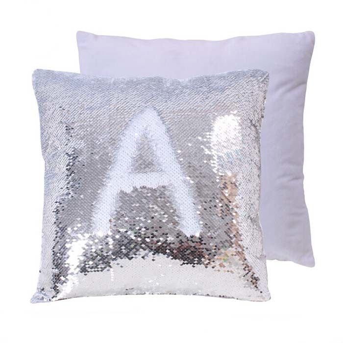 Shiny Blank Sublimation Sequin Cushion Cover For Photo Printing 40*40cm