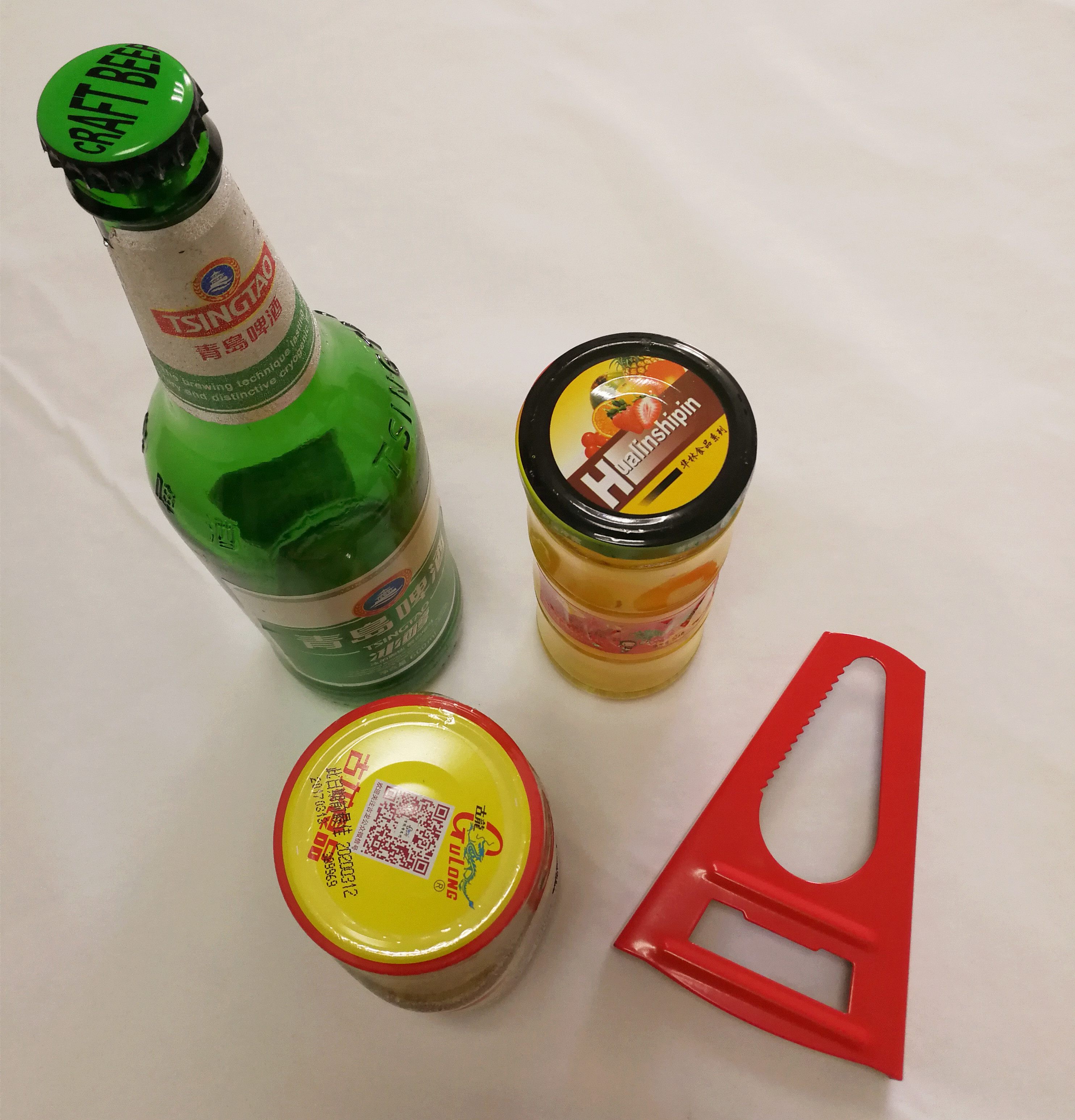 Household Products Multi Function Can Opener , Iron Manual Beer Bottle Opener