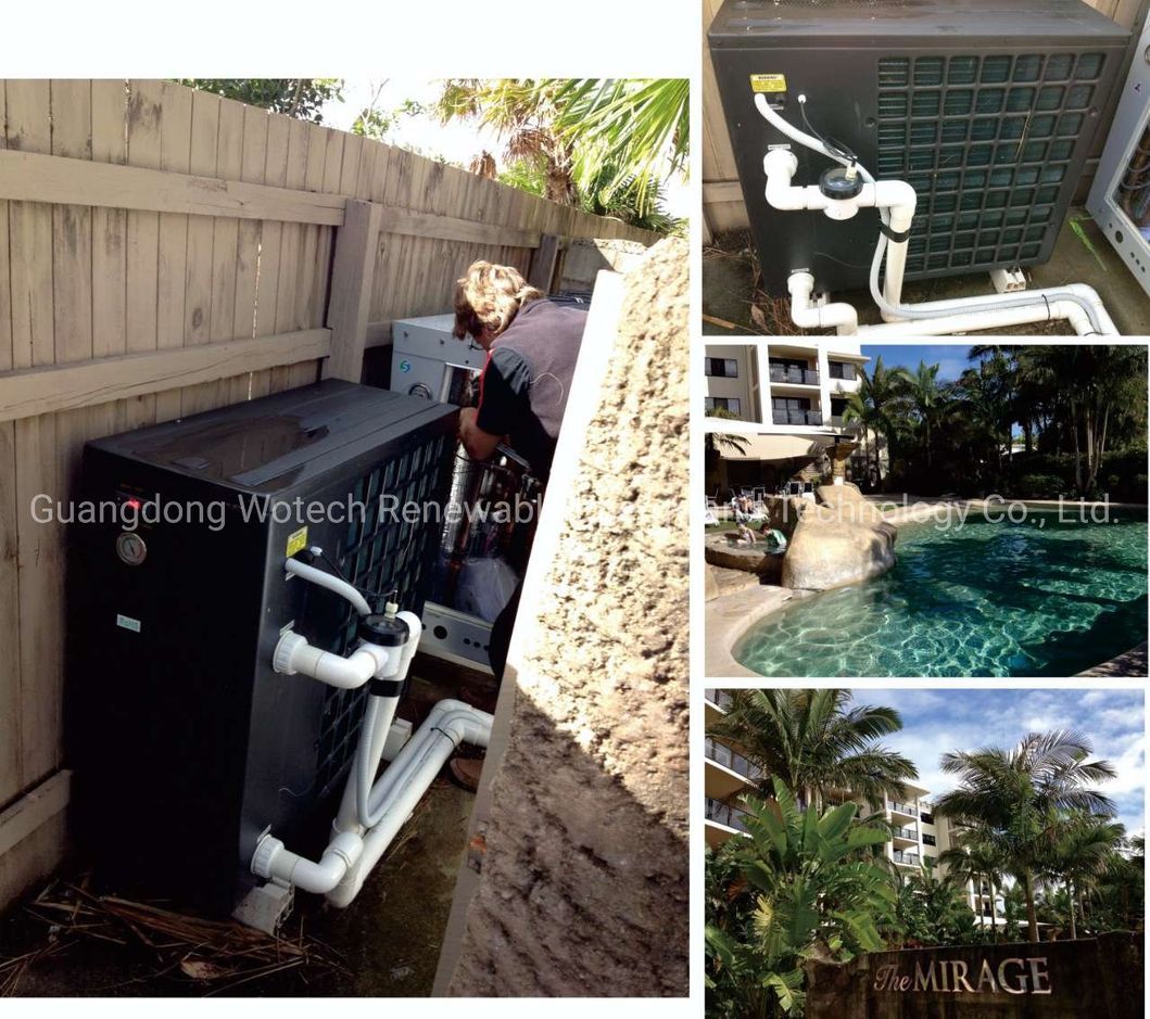 17kw R32 Residitial on/off Air to Water Swimming Pool Heat Pump with CE/CB Certificate