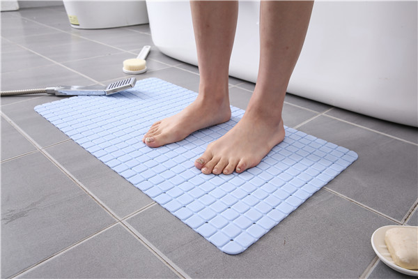 Sustainable Suction Cup Backing PVC Interlocking Bath Mat Anti Skid