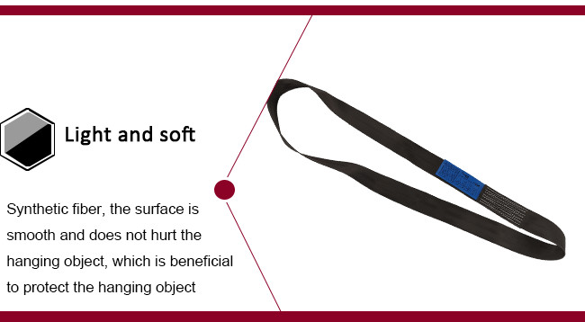 0.5T Lifting Sling Polyester Endless Polyester Sling Customized Length