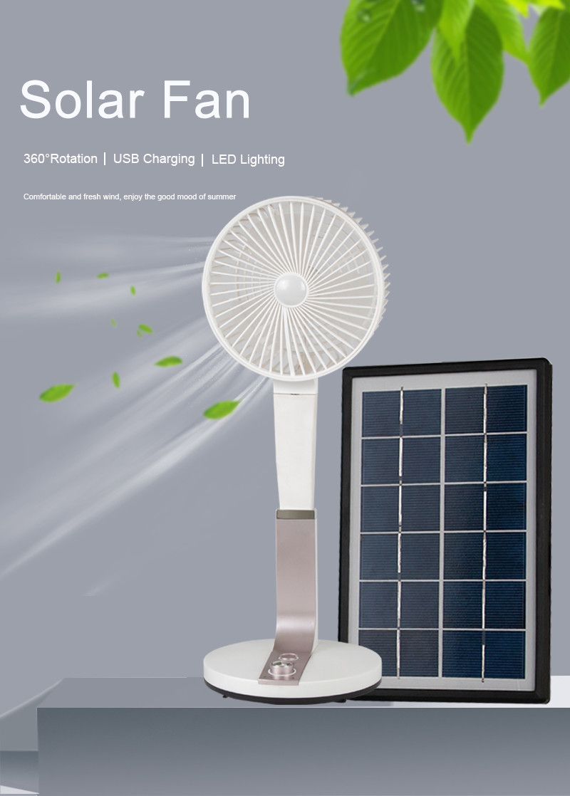 100 Pcs Outdoor Illuminated Folding Desk Fan Shear Multi Function
