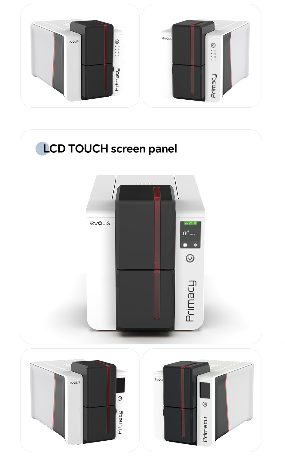 Anti Counterfeiting PVC ID Card Printer Machine For Jewelry Appraisal Card