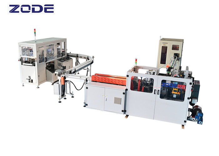1row Wet Tissue Packing Machine , 23bags/Min V Fold Wet Wipes Packing Machine