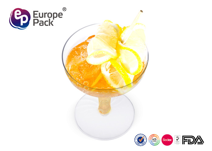 Recycled Plastic Champagne Glasses