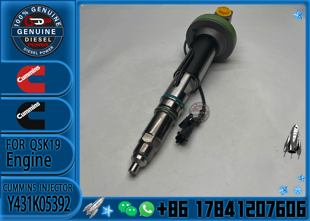 Fuel Injector Y431K05392 2867147 2867147NX 2867148 F00BJ00000 F00BJ00001 For CUMMINS QSK19 QSK38 QSK50 QSK60 Engine