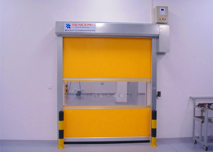 External High Speed Industrial Shutter Door Colorful PVC Curtain For Workshop