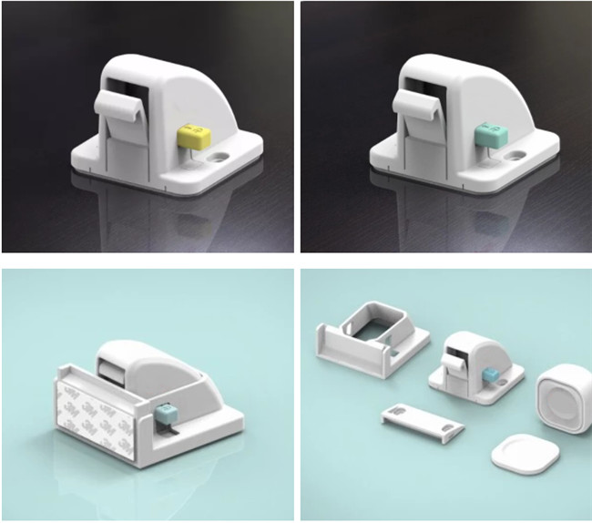 Baby Proofing Magnetic Toddler Safety Cabinet Locks ABS Material For Drawers Cupboard