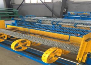 Buy cheap Stainless Steel Wire Automatic Fencing Machine , Diamond Mesh Wire Making Machine product