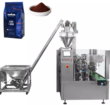Multihead Weighing Premade Bag Packaging Machine For Cocoa Powder Food
