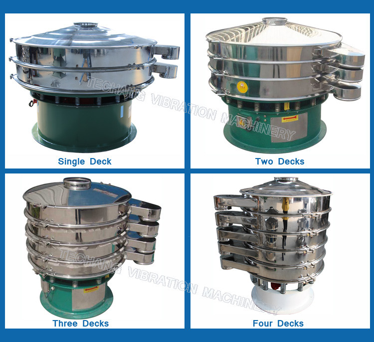 Electric Rotary Vibrating Sieve Machine For Ore Mining Industry